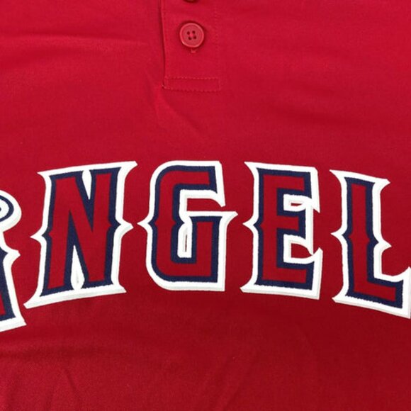 Los Angeles Angels 2015 MLB Youth Lg. Cool Base Red NOS T-Shirt - Picture 2 of 6